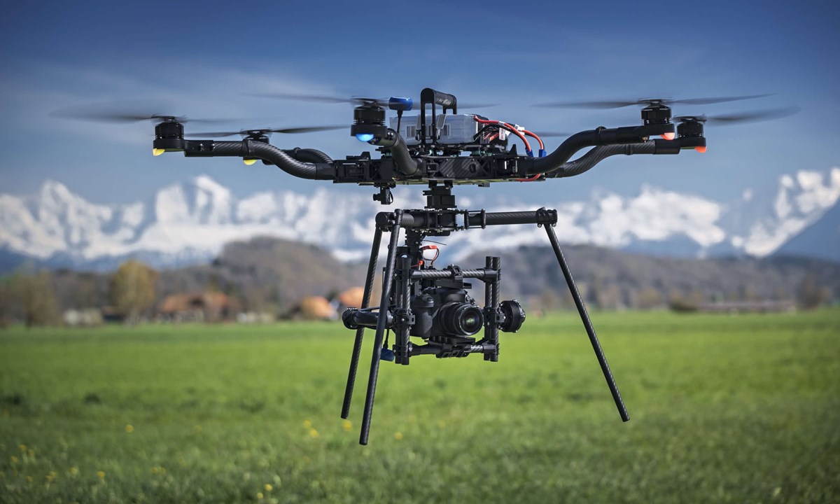 fotografía aérea con dron