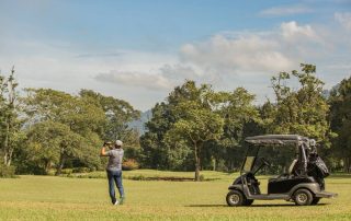 drones en campos de golf