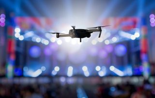 Drones en campañas publicitarias